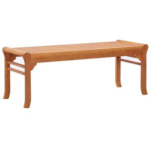 vidaXL Vrtna klop za 2 osebi 120 cm trden evkaliptusov les