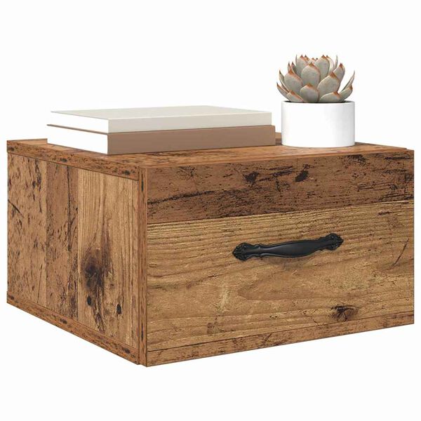 vidaXL Nočna omarica Star les 35 x 35 x 20 cm Konstruiran les