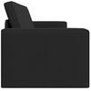 vidaXL Sofa postelja Črna 245 x 78 x 77 cm Žamet