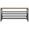 vidaXL Regal za čevlje sonoma hrast 90x30x45 cm inženirski les