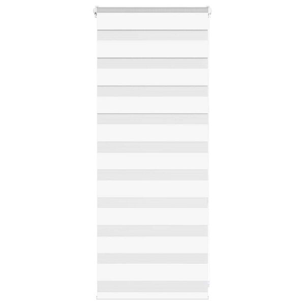 vidaXL Zebra senčilo bela 65x100 cm tkanina &scaron;irina 60,9cm poliester