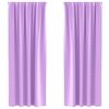 vidaXL Zavese za zatemnitev z obroči 2 pcs Vijolična 245 x 140 cm