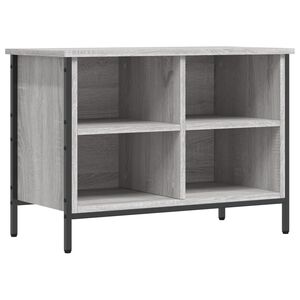 vidaXL Omarica za čevlje siva sonoma 69x35x50 cm inženirski les