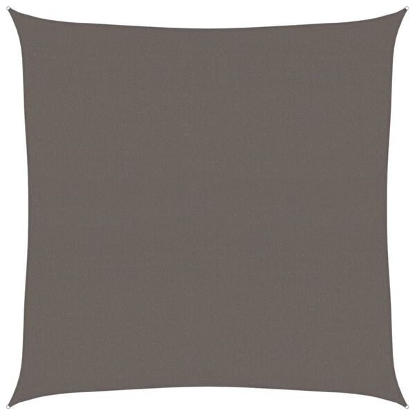 vidaXL Senčno jadro 160 g/m&sup2; antracitno 6x6 m HDPE