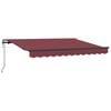 vidaXL Vlečna tenda Burgundija 250 x 200 cm blago