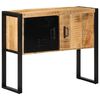 vidaXL Console Cabinet 90x35x75 cm Masivni neobdelan les Mango