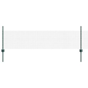vidaXL Varjen žični ograjo s stebri 50 x 0,5 m Jeklo s PVC premazom