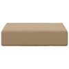 vidaXL Zunanja sedežna blazina Taupe 40 x 40 x 8 cm 100% poliester