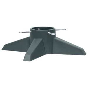vidaXL Stojalo za novoletno jelko zeleno 55,5x55,5x15 cm