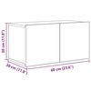 vidaXL Komplet TV omaric 4 pcs artisan hrast 30.5 x 30 x 60 cm
