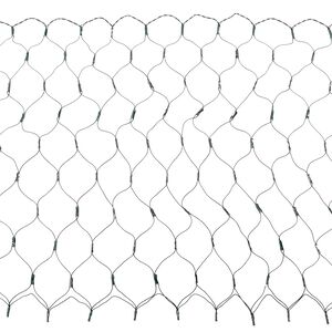 vidaXL Led mreža Temno zelena