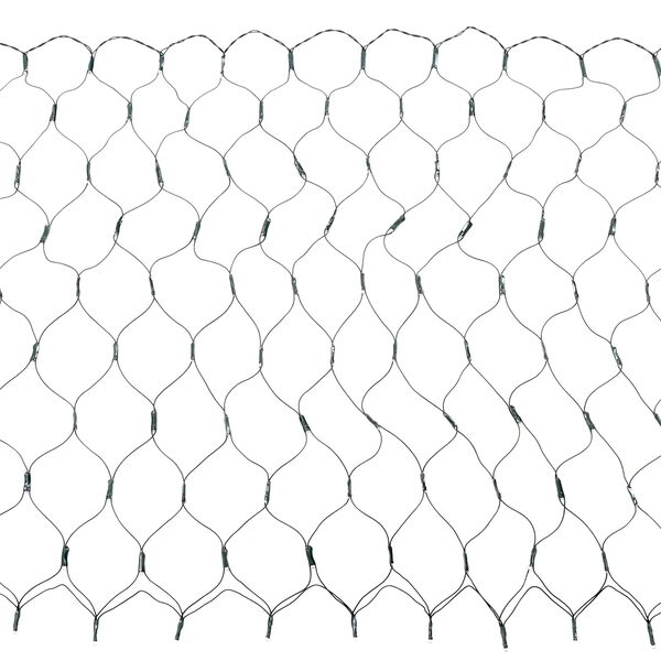 vidaXL Led mreža Temno zelena