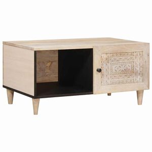 vidaXL Klubska miza Bela 100 x 54 x 40 cm Inženirski les