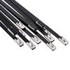 vidaXL Vezalke za kabel 12 kos 4,6 x 800 mm Črna
