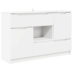 vidaXL Strani &scaron;al Bela 100 x 30 x 65,6 Inženirski les