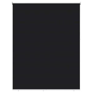 vidaXL Zunanje rolo senčilo UV za&scaron;čita Črna 100 x 230 cm (&Scaron; x V)