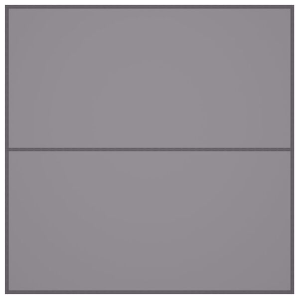 vidaXL Zunanja ponjava 4x4 m siva