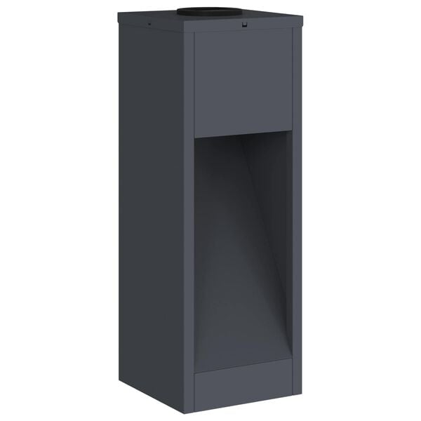 vidaXL Sončna LED svetilka za pot 2 pcs Antracit Medenina