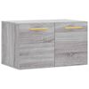 vidaXL Stenska omarica siva sonoma 60x36,5x35 cm inženirski les