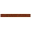 vidaXL Vrtna visoka greda 360x80x40 cm corten jeklo