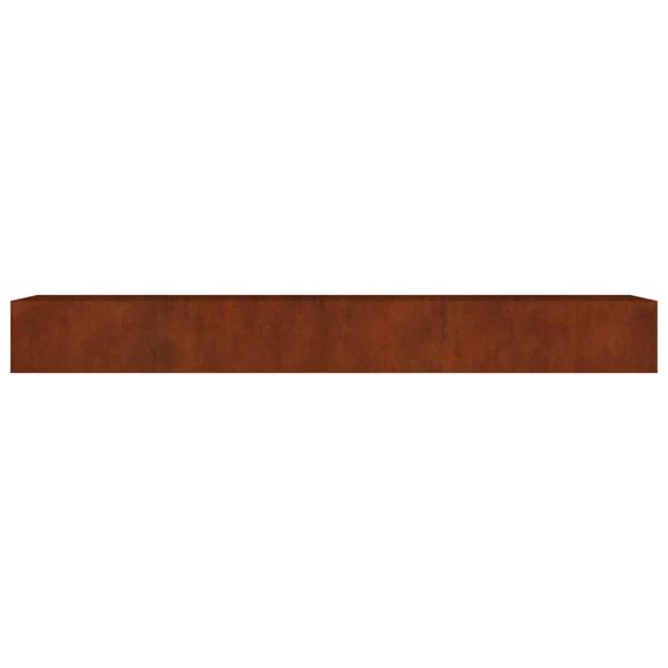 vidaXL Vrtna visoka greda 360x80x40 cm corten jeklo