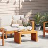 vidaXL Klubska miza Rjava 70 x 35 x 35 cm Trden akacijev les