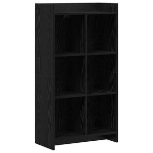 vidaXL Knjižna omara Črni hrast 59 x 30 x 111 cm Inženirski les