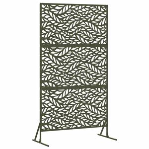 vidaXL Zaslonska za&scaron;čita Olivna 100 x 50 x 180 cm Jeklo