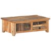 vidaXL Klubska mizica 90x50x31 cm trden predelan les