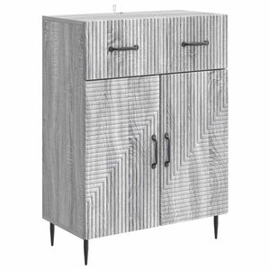 vidaXL Strani &scaron;al Siva Sonoma 66 x 34,5 x 89,5 cm Inženirski les