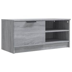 vidaXL TV omarica siva sonoma 80x35x36,5 cm konstruiran les