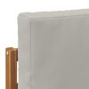 vidaXL Zunanja garnitura za sedenje Naravna 75,5 x 63 x 73 cm