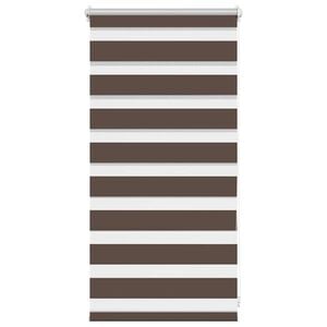 vidaXL Zebra senčilo 40,9x100 cm &Scaron;irina blaga 36,7 cm kava barva