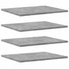 vidaXL Dodatne police za omaro 8 kosov betonsko sive 40x50x1,5 cm