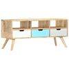 vidaXL TV omarica 110x35x48 cm trden mangov les