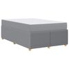 vidaXL Konstrukcija postelje Svetlo siva 120 x 190 cm blago