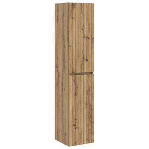 vidaXL Omejen kabineta za kopalnico Artisan hrast 33 x 34,5 x 160 cm