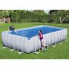 Bestway Solarno pokrivalo za bazen Flowclear 703x336 cm modro