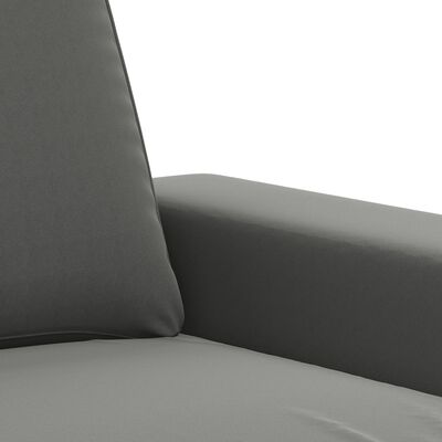 vidaXL Fotelj temno siv 60 cm tkanina iz mikrovlaken