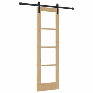 vidaXL Drsna vrata ORKDAL Naravna 61 x 198,5 cm