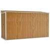 vidaXL Stenska vrtna lopa rjava 118x288x178 cm pocinkano jeklo
