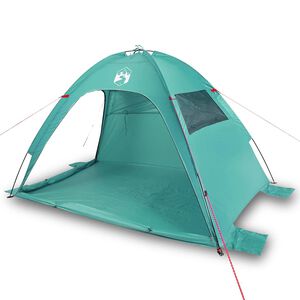 vidaXL &Scaron;otor za plažo morsko zelen vodoodporen