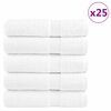 vidaXL Premium kopalne brisače SOLUND 25 kos bela 100x150 cm 600 g/m2