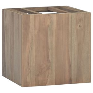 vidaXL Stenska kopalni&scaron;ka omarica 46x25,5x40 cm trdna tikovina