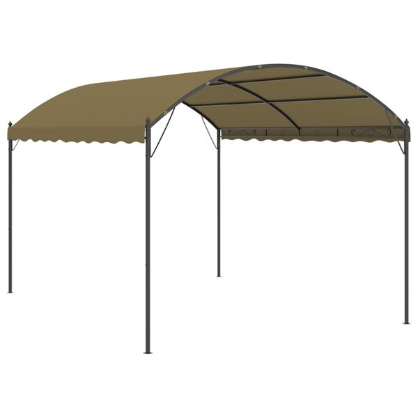 vidaXL Paviljon 4x3x2,6 m taupe 180 g/m²