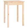 vidaXL Jedilna miza 55x55x75 cm trdna borovina