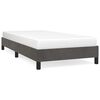 vidaXL Posteljni okvir brez vzmetnice temno siv 80x200 cm žamet