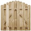 vidaXL Vrtna vrata impregnirana borovina 100x100 cm