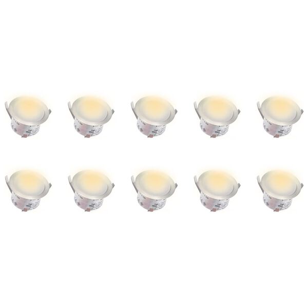 vidaXL LED talne svetilke 10 kosov toplo bele