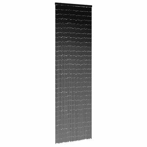 vidaXL Zavesa za vrata proti žuželkam Dark Grey 56x185 cm Bamboo